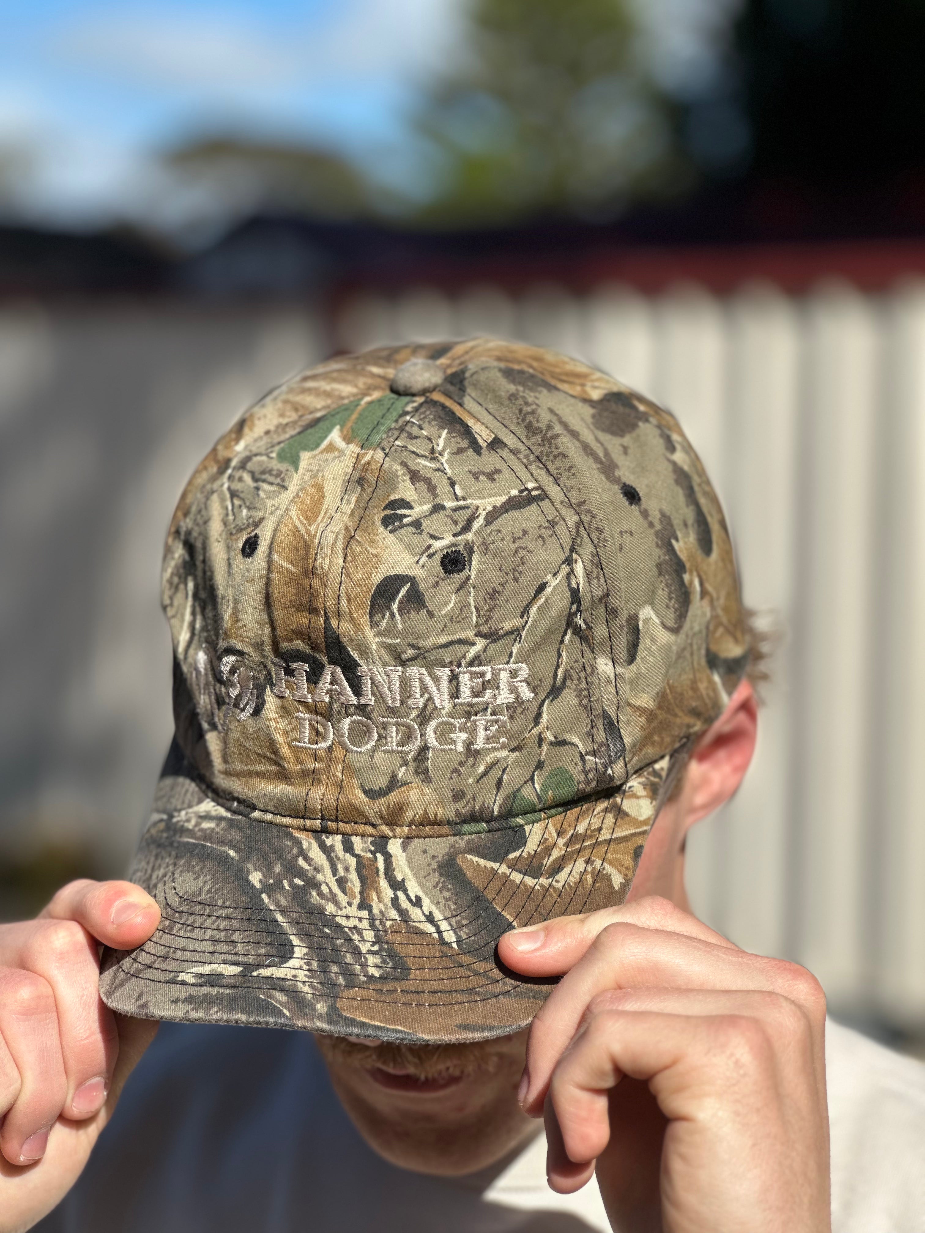 Vintage Hanner Dodge Camo Cap