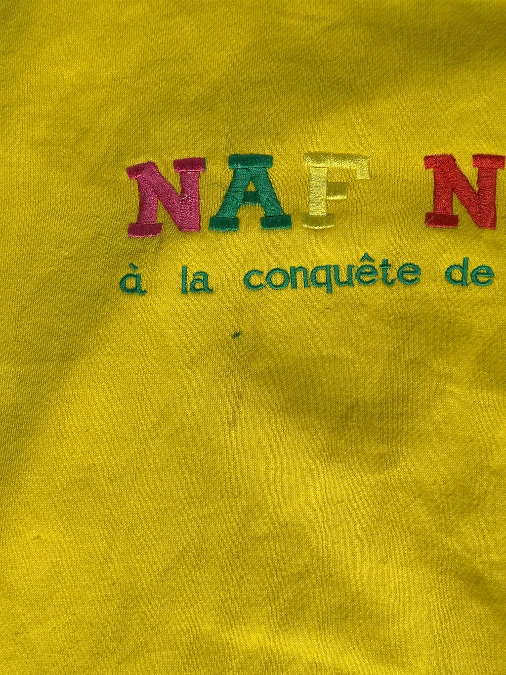 Vintage NAF NAF Embroidered Sweater (L)